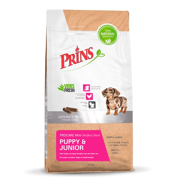 PRINS PROCARE MINI PUPPY JUNIOR ΨΥΧΡΗΣ ΕΚΘΛΙΨΗΣ ΞΗΡΑ ΤΡΟΦΗ ΓΙΑ ΚΟΥΤΑΒΙΑ DOGGER.GR