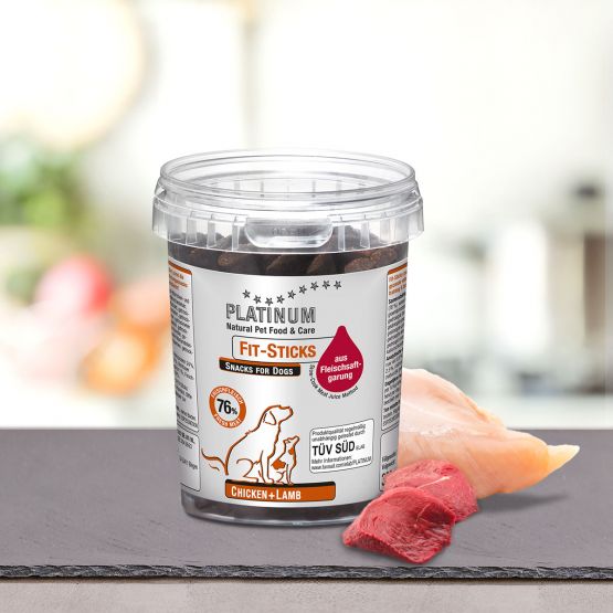 PLATINUM FIT STICKS CHICKEN LAMB ΜΑΓΕΙΡΕΥΤΕΣ ΛΙΧΟΥΔΙΕΣ ΣΚΥΛΟΥ ΜΕ ΦΡΕΣΚΟ ΚΡΕΑΣ ΚΟΤΟΠΟΥΛΟΥ ΑΡΝΙΟΥ