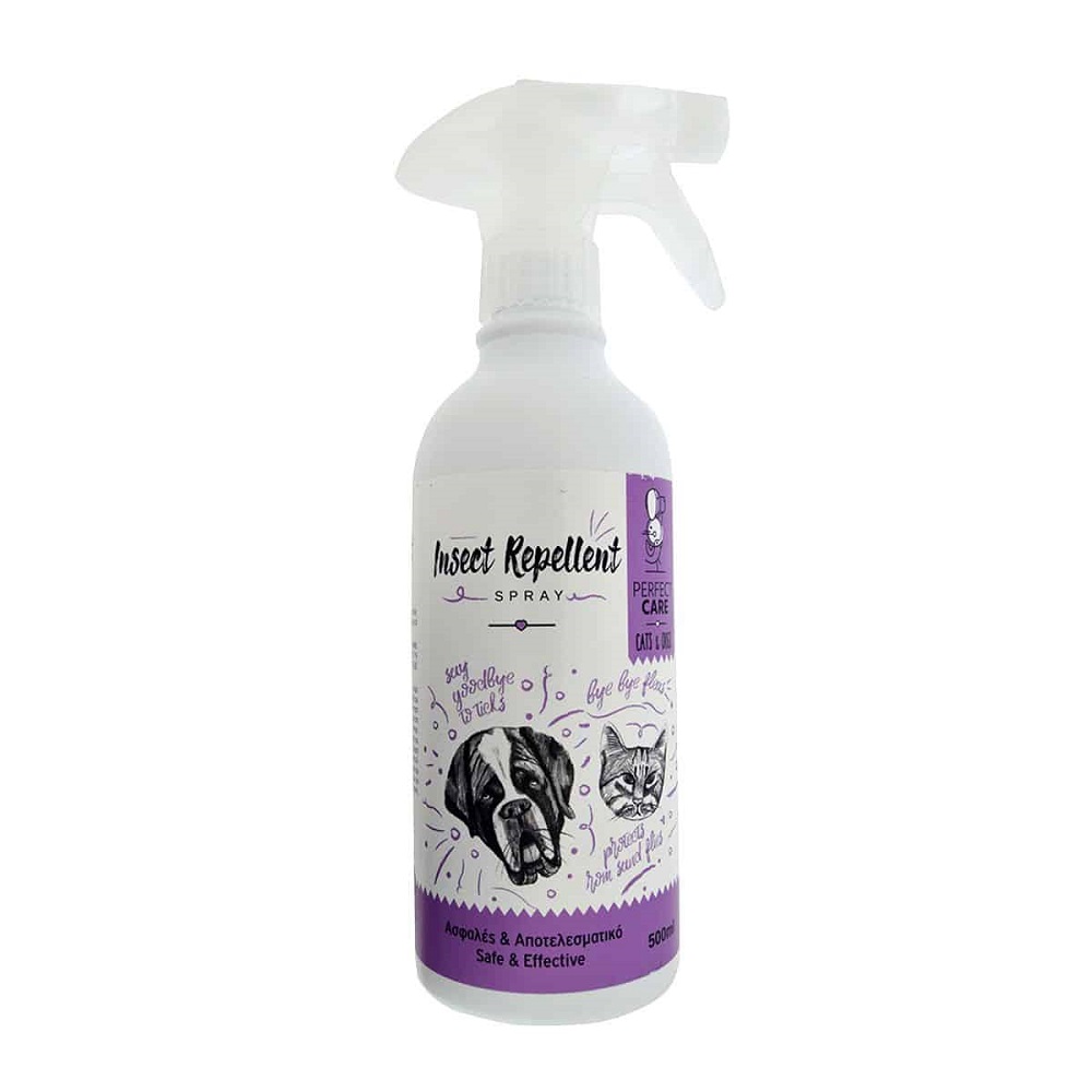 PERFECT CARE INSECT REPELLENT 500 ML ΑΠΩΘΗΤΙΚΟ ΣΠΡΕΥ ΑΚΑΡΕΑ, ΕΝΤΟΜΑ, ΣΚΝΙΠΕΣ, ΤΣΙΜΠΟΥΡΑ, ΨΥΛΛΟΙ