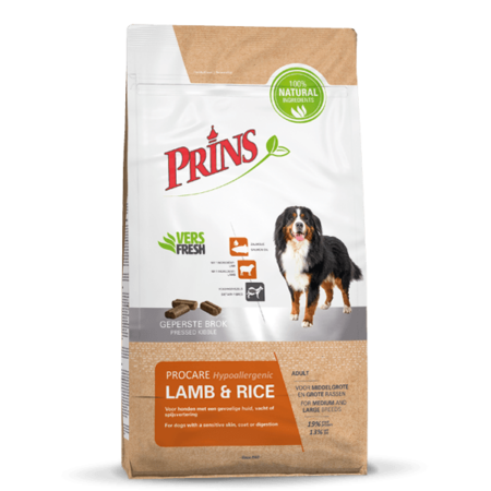 PRINS PROCARE HYPOALLERGENIC LAMB RICE ΨΥΧΡΗΣ ΕΚΘΛΙΨΗΣ ΞΗΡΑ ΤΡΟΦΗ ΣΚΥΛΟΥ DOGGER.GR