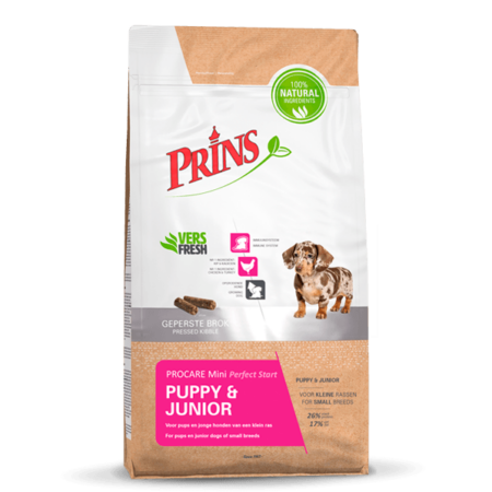 PRINS PROCARE MINI PUPPY JUNIOR ΨΥΧΡΗΣ ΕΚΘΛΙΨΗΣ ΞΗΡΑ ΤΡΟΦΗ ΓΙΑ ΚΟΥΤΑΒΙΑ DOGGER.GR