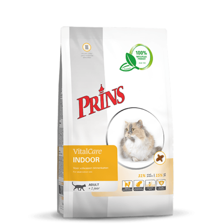 PRINS VITALCARE INDOOR ΞΗΡΑ ΤΡΟΦΗ ΓΙΑ ΓΑΤΕΣ ΜΕ ΜΕΙΩΜΕΝΗ ΔΡΑΣΤΗΡΙΟΤΗΤΑ ΠΟΥ ΖΟΥΝ ΕΝΤΟΣ ΣΠΙΤΙΟΥ DOGGER.GR