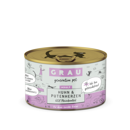 GRAU ADULT CATS CHICKEN TURKEY HEARTS ΠΕΝΤΑΝΟΣΤΙΜΗ ΥΓΡΗ ΤΡΟΦΗ ΓΙΑ ΕΝΗΛΙΚΕΣ ΓΑΤΕΣ ΜΕ ΚΡΕΑΣ ΚΟΤΟΠΟΥΛΟ ΚΑΡΔΙΕΣ ΓΑΛΟΠΟΥΛΑΣ ΖΩΜΟ 200ΓΡ DOGGER.GR