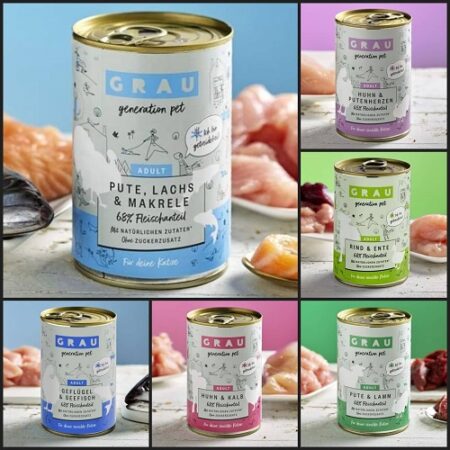 GRAU CATS MIX MENU ΣΥΝΔΥΑΣΜΟΣ ΥΓΡΩΝ ΤΡΟΦΩΝ ΓΙΑ ΕΝΗΛΙΚΕΣ ΣΤΕΙΡΩΜΕΝΕΣ ΓΑΤΕΣ DOGGER