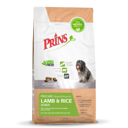 PRINS PROCARE HYPOALLERGENIC SENIOR LAMB RICE DOGGER.GR