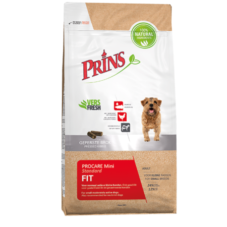 PRINS PROCARE MINI STANDARD FIT ΨΥΧΡΗΣ ΕΚΘΛΙΨΗΣ ΞΗΡΑ ΤΡΟΦΗ ΣΚΥΛΟΥ DOGGER.GR