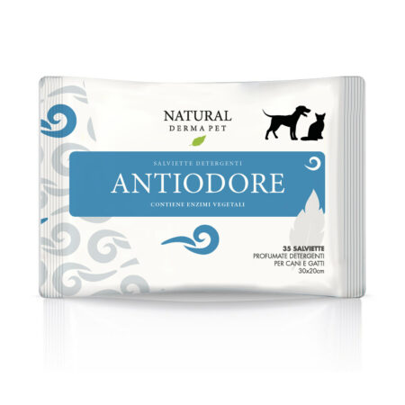 NATURAL DERMA PET ANTIODORE ΥΓΡΑ ΜΑΝΤΗΛΑΚΙΑ ΣΚΥΛΟΥ ΓΑΤΑΣ DOGGER.GR