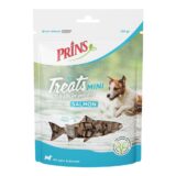 PRINS TREATS MINI SALMON ΜΑΛΑΚΕΣ ΓΕΥΣΤΙΚΕΣ ΛΙΧΟΥΔΙΕΣ ΣΚΥΛΟΥ ΜΕ ΣΟΛΟΜΟ ΛΑΧΑΝΙΚΑ DOGGER.GR