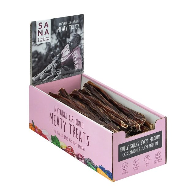 SANADOG BULLY STICK ΑΠΟΞΗΡΑΜΕΝΗ ΦΥΣΙΚΗ ΛΙΧΟΥΔΙΑ ΜΑΣΗΜΑΤΟΣ ΣΚΥΛΟΥ MEDIUM 25CM DOGGER.GR