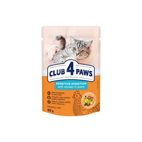 CLUB 4 PAWS SENSITIVE DIGESTION ΥΓΡΗ ΤΡΟΦΗ ΓΙΑ ΓΑΤΕΣ ΜΕ ΕΥΑΙΣΘΗΤΟ ΠΕΠΤΙΚΟ ΜΕ ΚΟΤΟΠΟΥΛΟ ΣΕ ΣΑΛΤΣΑ 90ΓΡ DOGGER.GR CLUB 4 PAWS SENSITIVE DIGESTION ΥΓΡΗ ΤΡΟΦΗ ΓΙΑ ΓΑΤΕΣ ΜΕ ΕΥΑΙΣΘΗΤΟ ΠΕΠΤΙΚΟ ΜΕ ΚΟΤΟΠΟΥΛΟ ΣΕ ΣΑΛΤΣΑ 90ΓΡ DOGGER.GR