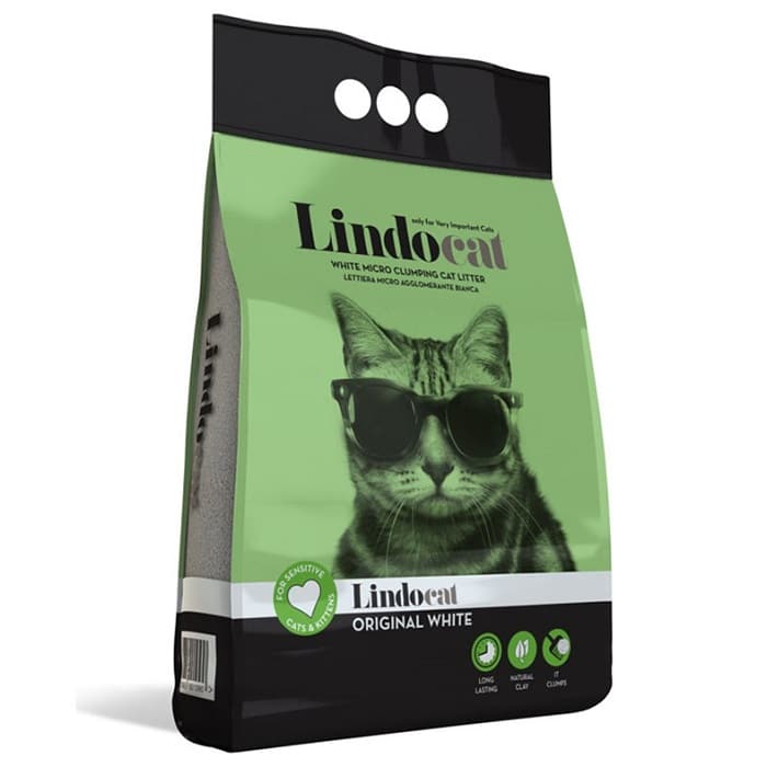 LINDOCAT CLUMPING ORIGINAL WHITE ΦΥΣΙΚΗ ΑΜΜΟΣ ΓΑΤΑΣ ΜΠΕΝΤΟΝΙΤΗ 10LT DOGGER.GR