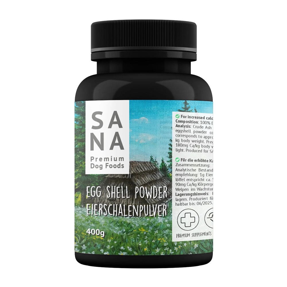 SANADOG EGGSHELL POWDER ΣΥΜΠΛΗΡΩΜΑ ΔΙΑΤΡΟΦΗΣ ΣΚΥΛΟΥ ΑΠΟ ΤΣΟΦΛΙ ΑΥΓΟΥ ΣΕ ΣΚΟΝΗ DOGGER.GR