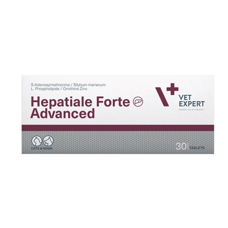 VET EXPERT HEPATIALE FORTE ADVANCED ΣΥΜΠΛΗΡΩΜΑ ΔΙΑΤΡΟΦΗΣ ΣΚΥΛΟΥ ΓΑΤΑΣ ΜΕ ΗΠΑΤΟΠΑΘΕΙΑ, ΚΙΡΡΩΣΗ, ΤΟΞΙΚΩΣΗ 30TABS DOGGER.GR