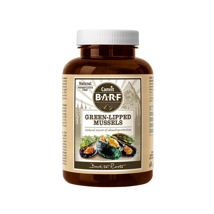 CANVIT BARF GREEN LIPPED MUSSEL ΣΥΜΠΛΗΡΩΜΑ ΔΙΑΤΡΟΦΗΣ ΓΙΑ ΑΡΘΡΩΣΕΙΣ ΣΚΥΛΟΥ ΑΠΟ ΠΡΑΣΙΝΟ ΧΕΙΛΙΚΟ ΜΥΔΙ DOGGER.GR