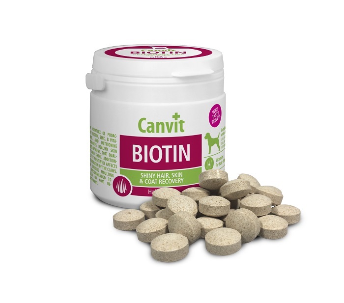 CANVIT BIOTIN DOG ΣΥΜΠΛΗΡΩΜΑ ΔΙΑΤΡΟΦΗΣ ΒΙΤΑΜΙΝΕΣ ΣΚΥΛΟΥ ΓΙΑ ΛΑΜΠΕΡΟ ΤΡΙΧΩΜΑ ΔΕΡΜΑ DOGGER.GR