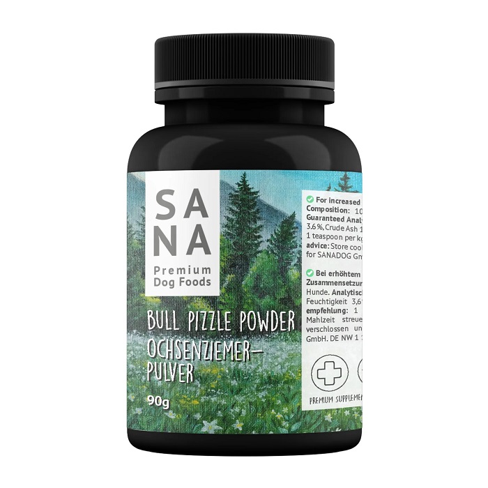 SANADOG BULL PIZZLE POWDER ΕΝΙΣΧΥΤΙΚΟ ΓΕΥΣΗΣ ΤΡΟΦΗΣ ΣΚΥΛΟΥ DOGGER.GR