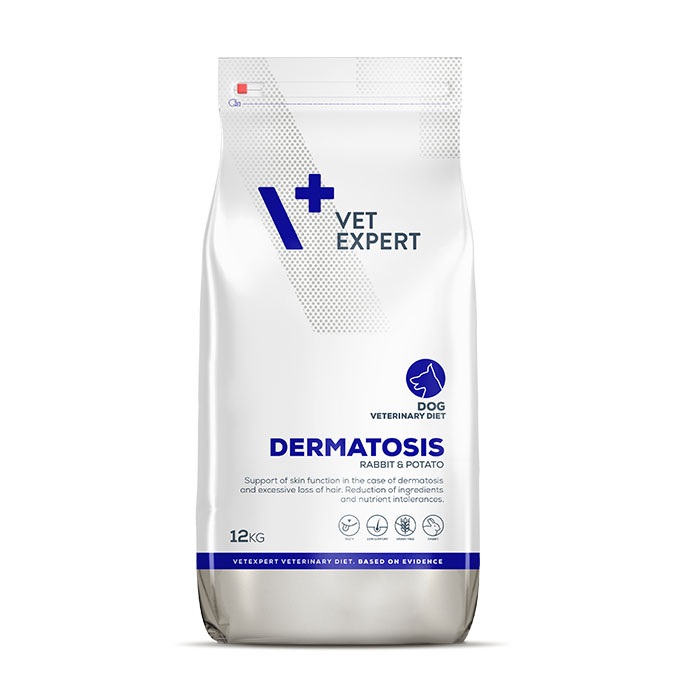 VET EXPERT DERMATOSIS RABBIT POTATO ΚΛΙΝΙΚΗ ΥΠΟΑΛΛΕΡΓΙΚΗ ΞΗΡΑ ΤΡΟΦΗ ΣΚΥΛΟΥ ΜΕ ΚΟΥΝΕΛΙ 12KG DOGGER.GR