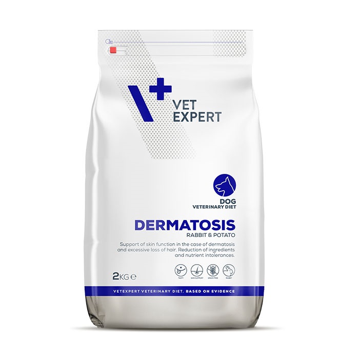 VET EXPERT DERMATOSIS RABBIT POTATO ΚΛΙΝΙΚΗ ΥΠΟΑΛΛΕΡΓΙΚΗ ΞΗΡΑ ΤΡΟΦΗ ΣΚΥΛΟΥ ΜΕ ΚΟΥΝΕΛΙ 2KG DOGGER.GR
