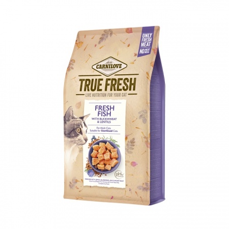 CARNILOVE TRUE FRESH ADULT FISH ΞΗΡΑ ΤΡΟΦΗ ΓΙΑ ΕΝΗΛΙΚΕΣ ΣΤΕΙΡΩΜΕΝΕΣ ΓΑΤΕΣ ΜΕ ΦΡΕΣΚΟ ΚΡΕΑΣ ΨΑΡΙΟΥ DOGGER.GR