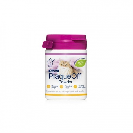 PRODEN PLAQUEOFF ΣΥΜΠΛΗΡΩΜΑ ΔΙΑΤΡΟΦΗΣ ΓΑΤΑΣ ΜΕ ΦΥΚΙΑ ΓΙΑ ΜΕΙΩΣΗ ΠΕΤΡΑΣ ΠΛΑΚΑΣ ΔΟΝΤΙΩΝ ΚΑΙ ΔΥΣΑΡΕΣΤΗΣ ΑΝΑΠΝΟΗΣ 40ΓΡ DOGGER.GR