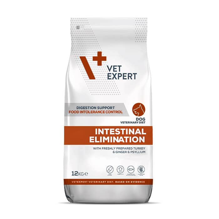 VET EXPERT INTESTINAL DOG ELIMINATION ΚΛΙΝΙΚΗ ΞΗΡΑ ΤΡΟΦΗ ΣΚΥΛΟΥ ΜΕ ΓΑΣΤΡΕΝΤΕΡΙΚΕΣ ΔΙΑΤΑΡΑΧΕΣ ΚΑΙ ΔΙΑΤΡΟΦΙΚΕΣ ΑΛΛΕΡΓΙΕΣ 12KG DOGGER.GR
