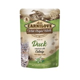 CARNILOVE CAT DUCK CATNIP ΦΑΚΕΛΑΚΙ ΥΓΡΗ ΤΡΟΦΗ ΓΑΤΑΣ ΜΕ ΠΑΠΙΑ 85ΓΡ DOGGER.GR