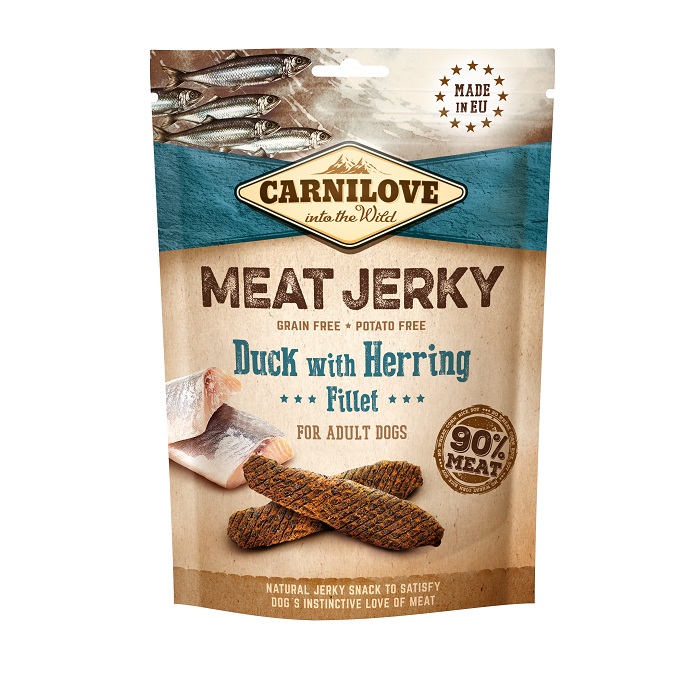 CARNILOVE MEAT JERKY DUCK HERRING ΛΙΧΟΥΔΙΑ ΣΚΥΛΟΥ ΜΕ ΠΑΠΙΑ ΡΕΓΓΑ 100ΓΡ DOGGER.GR CARNILOVE MEAT JERKY DUCK HERRING ΛΙΧΟΥΔΙΑ ΣΚΥΛΟΥ ΜΕ ΠΑΠΙΑ ΡΕΓΓΑ 100ΓΡ DOGGER.GR