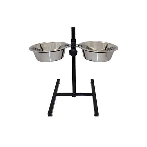 HAPPY PET ΡΥΘΜΙΖΟΜΕΝΗ ΒΑΣΗ ΜΕ 2 ΑΝΟΞΕΙΔΩΤΑ ΜΠΩΛ ΣΚΥΛΟΥ 800ML DOGGER.GR