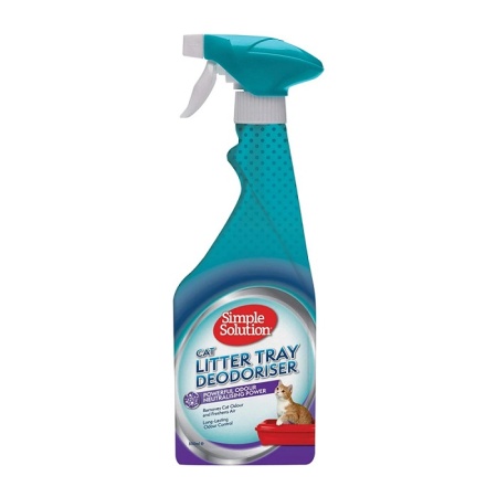 SIMPLE SOLUTION CAT LITTER TRAY DEODORISER 500ML DOGGER.GR