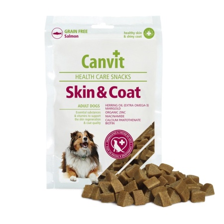 CANVIT SNACKS ADULT DOGS ΛΙΧΟΥΔΙΕΣ ΣΚΥΛΟΥ ΓΙΑ ΕΝΙΣΧΥΣΗ ΤΡΙΧΩΜΑΤΟΣ ΔΕΡΜΑΤΟΣ 200GR DOGGER.GR