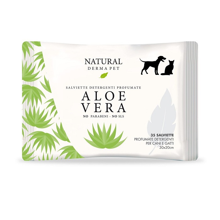NATURAL DERMA PET ΥΓΡΑ ΜΑΝΤΗΛΑΚΙΑ ΣΚΥΛΟΥ ΓΑΤΑΣ ΜΕ ΑΛΟΗ DOGGER.GR