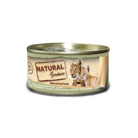 NATURAL GREATNESS GRAIN FREE ΥΓΡΗ ΤΡΟΦΗ ΓΙΑ ΓΑΤΑΚΙΑ ΜΕ ΦΙΛΕΤΟ ΚΟΤΟΠΟΥΛΟΥ ΣΥΚΩΤΙ ΤΟΝΟΥ ΑΥΓΟ ΡΥΖΙ 70GR DOGGER.GR