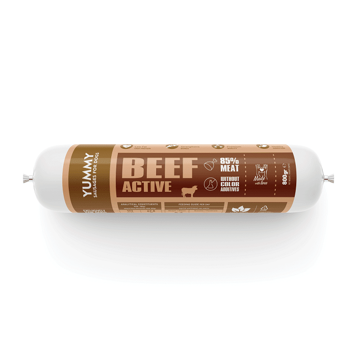 NATURES FOOD YUMMY BEEF ACTIVE ΣΑΛΑΜΙ ΓΙΑ ΣΚΥΛΟΥΣ ΜΕ ΚΡΕΑΣ ΜΟΣΧΑΡΙΟΥ 400ΓΡ DOGGER.GR NATURES FOOD YUMMY BEEF ACTIVE ΣΑΛΑΜΙ ΓΙΑ ΣΚΥΛΟΥΣ ΜΕ ΚΡΕΑΣ ΜΟΣΧΑΡΙΟΥ 400ΓΡ DOGGER.GR