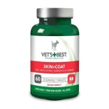 VETS BEST SKIN AND COAT ΣΥΜΠΛΗΡΩΜΑ ΔΙΑΤΡΟΦΗΣ ΓΙΑ ΤΡΙΧΩΜΑ ΚΑΙ ΔΕΡΜΑ ΣΚΥΛΟΥ 60TABS DOGGER.GR