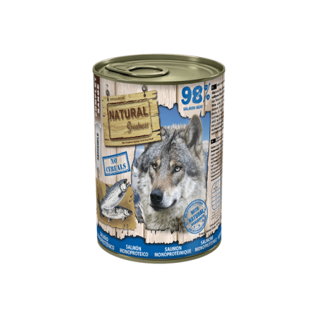 NATURAL GREATNESS GRAIN FREE ADULT DOG SALMON RECIPE 400ΓΡ ΥΓΡΗ ΤΡΟΦΗ ΕΝΗΛΙΚΟΥ ΣΚΥΛΟΥ ΜΕ ΣΟΛΟΜΟ DOGGER.GR