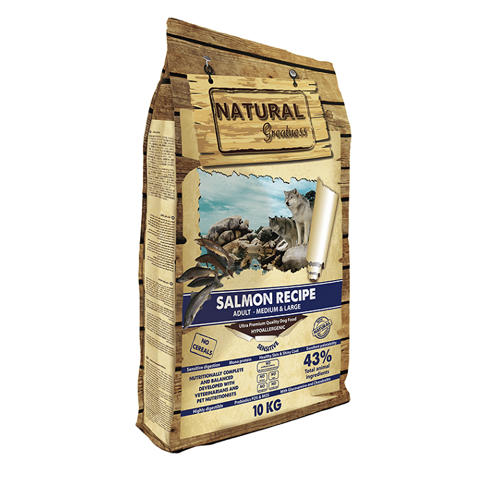 NATURAL GREATNESS GRAIN FREE SALMON ADULT MEDIUM LARGE ΥΠΟΑΛΛΕΡΓΙΚΗ ΞΗΡΑ ΤΡΟΦΗ ΓΙΑ ΕΝΗΛΙΚΟΥΣ ΣΚΥΛΟΥΣ ΜΕ ΣΟΛΟΜΟ DOGGER.GR NATURAL GREATNESS GRAIN FREE SALMON ADULT MEDIUM LARGE ΥΠΟΑΛΛΕΡΓΙΚΗ ΞΗΡΑ ΤΡΟΦΗ ΓΙΑ ΕΝΗΛΙΚΟΥΣ ΣΚΥΛΟΥΣ ΜΕ ΣΟΛΟΜΟ DOGGER.GR