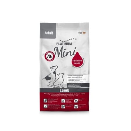 PLATINUM MINI ADULT LAMB ΜΑΓΕΙΡΕΥΤΗ ΞΗΡΑ ΤΡΟΦΗ ΜΙΚΡΟΣΩΜΟΥ ΕΝΗΛΙΚΟΥ ΣΚΥΛΟΥ ΜΕ ΦΡΕΣΚΟ ΚΡΕΑΣ ΑΡΝΙΟΥ 900ΓΡ