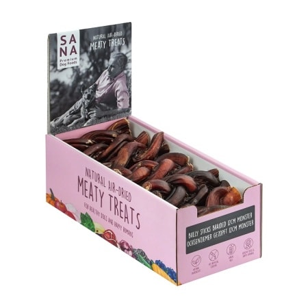 SANADOG BRAIDED BULLY PIZZLE STICKS 12CM ΑΠΟΞΗΡΑΜΕΝΗ ΦΥΣΙΚΗ ΛΙΧΟΥΔΙΑ ΜΑΣΗΜΑΤΟΣ ΣΚΥΛΟΥ DOGGER