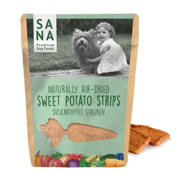 SANADOG SWEET POTATO STRIPS ΑΠΟΞΗΡΑΜΕΝΕΣ ΛΙΧΟΥΔΙΕΣ ΣΚΥΛΟΥ ΜΕ ΓΛΥΚΟΠΑΤΑΤΑ 100GR DOGGER.GR