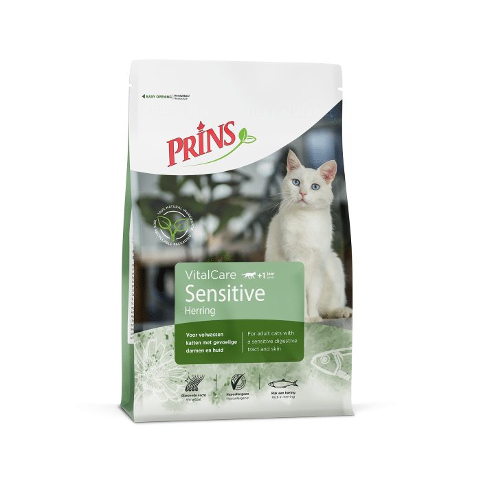 PRINS VITALCARE SENSITIVE HERRING ΥΠΟΑΛΛΕΡΓΙΚΗ ΞΗΡΑ ΤΡΟΦΗ ΓΑΤΑΣ ΜΕ ΡΕΓΓΑ ΓΙΑ ΛΑΜΠΕΡΟ ΤΡΙΧΩΜΑ DOGGER.GR