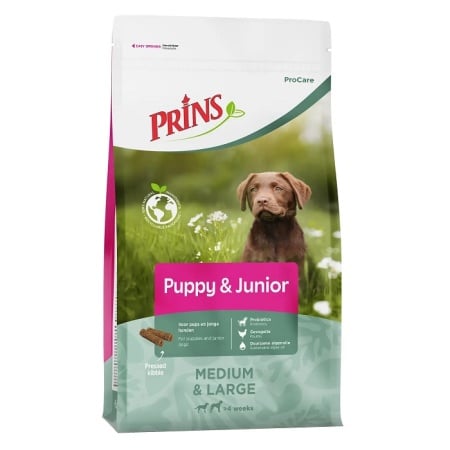 PRINS PUPPY JUNIOR MEDIUM LARGE ΨΥΧΡΗΣ ΕΚΘΛΙΨΗΣ ΞΗΡΑ ΤΡΟΦΗ ΓΙΑ ΚΟΥΤΑΒΙΑ DOGGER.GR