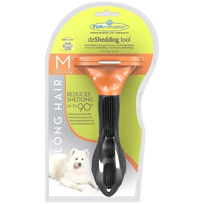 FURMINATOR MEDIUM SHORT HAIR ΒΟΥΡΤΣΑ ΓΙΑ ΚΟΝΤΟΤΡΙΧΟΥΣ ΣΚΥΛΟΥΣ ΜΕΣΑΙΟΥ ΜΕΓΕΘΟΥΣ